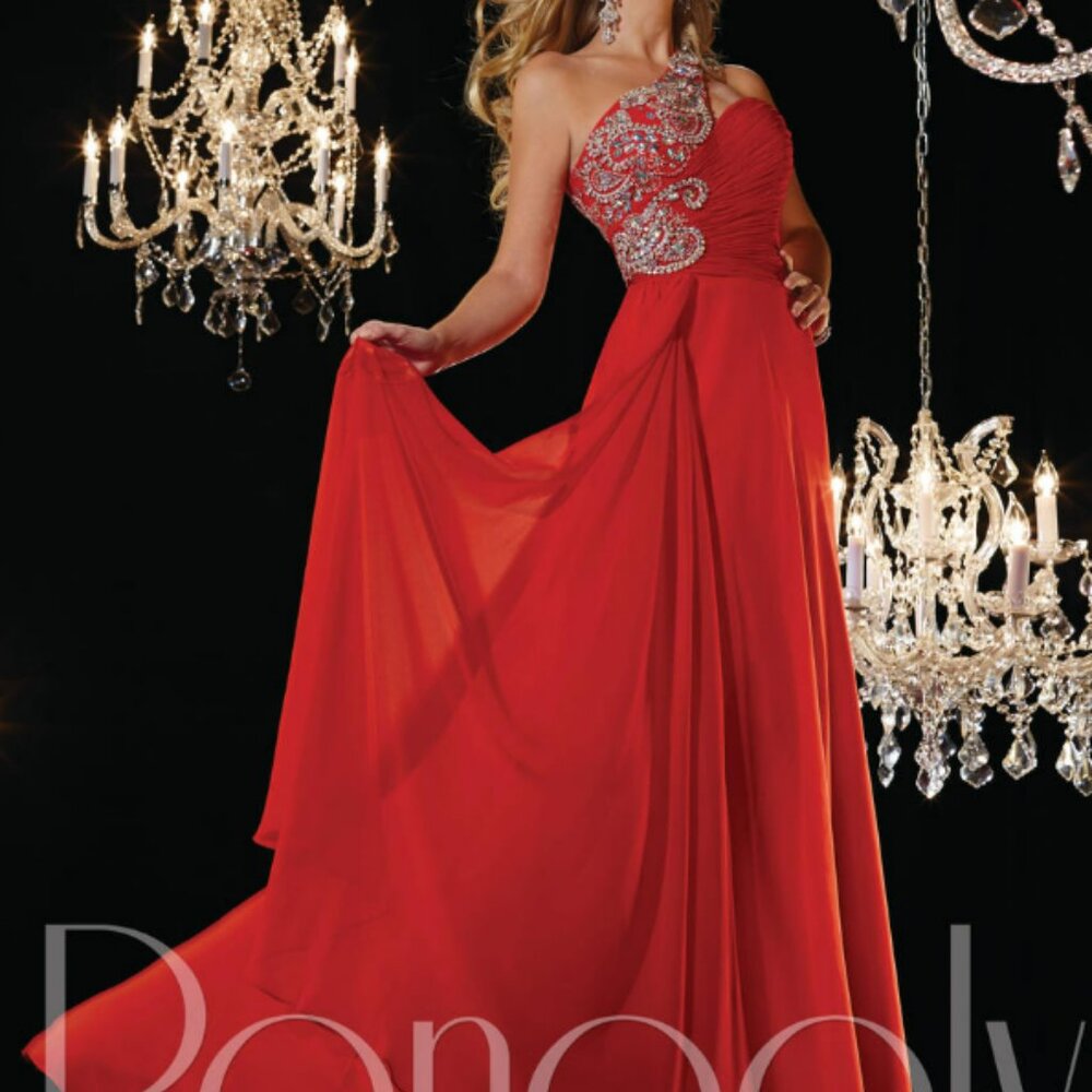 Panoply red prom dress, size 6